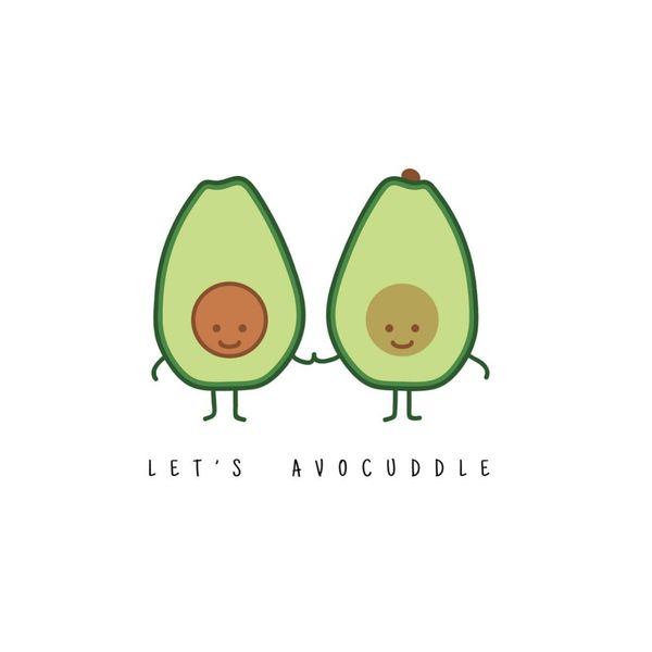 Illustration: Let's avocuddle