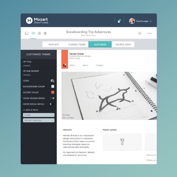 web customize view