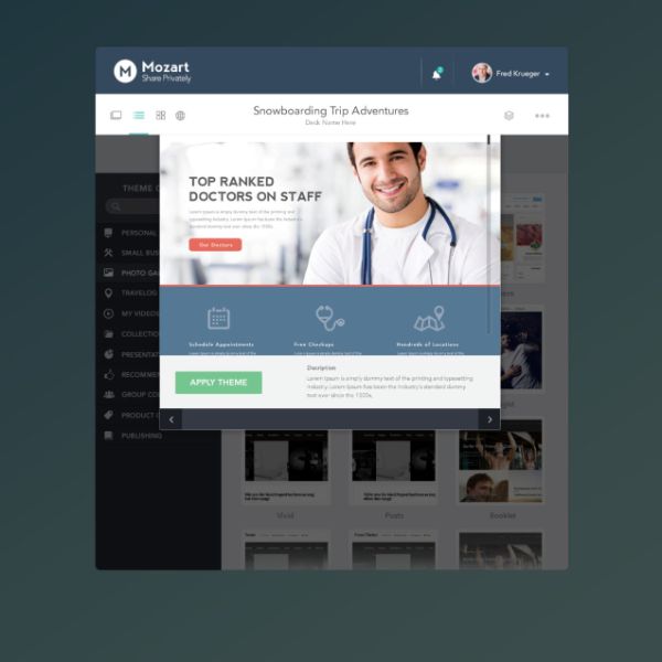 web theme view