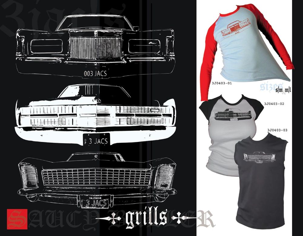 3JACS catalog, Saucy Grills spread