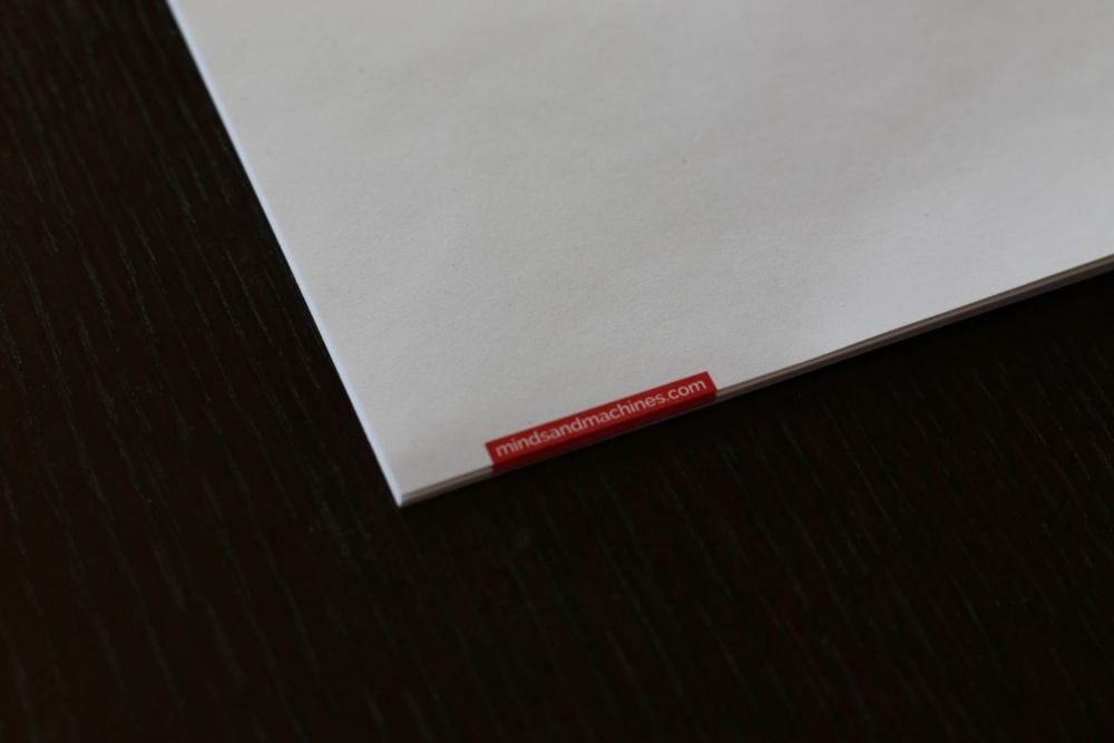 Minds + Machines letterhead detail