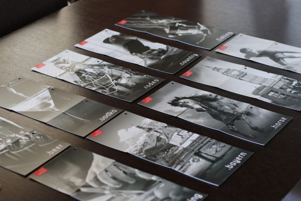 Minds + Machines domain cards, angled view
