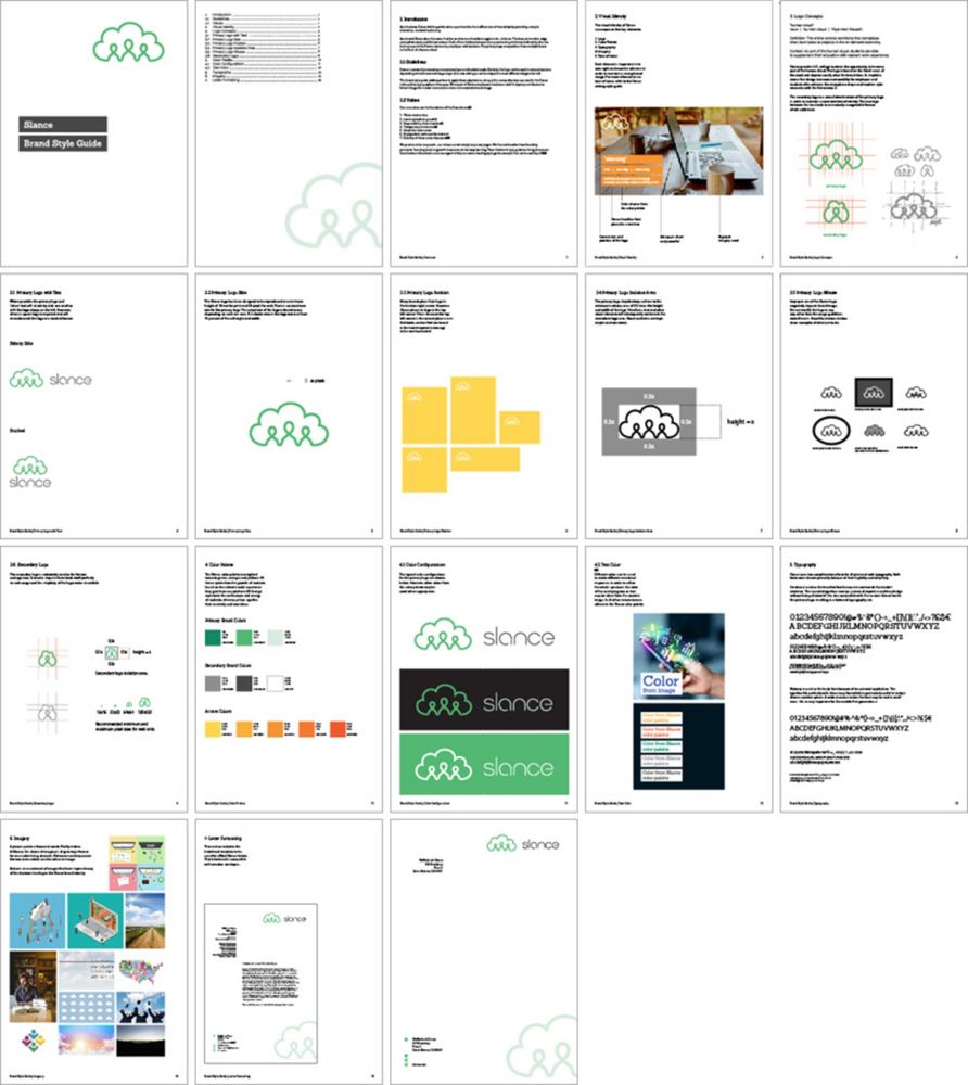 Slance brand style guide
